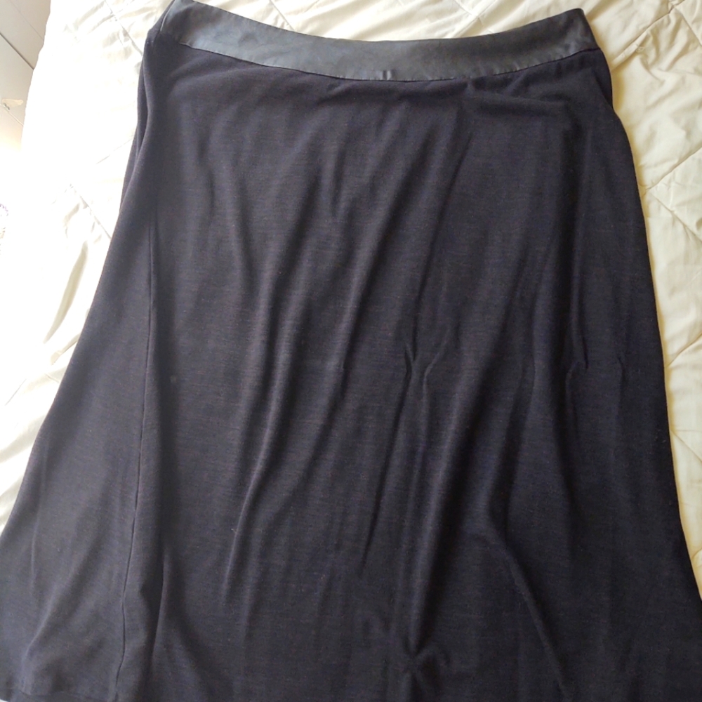 Maurices plus size 3 long black skirt